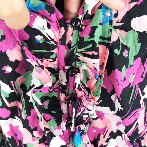 GAP Floral Tie Waist Dress - Picture 6 of 12